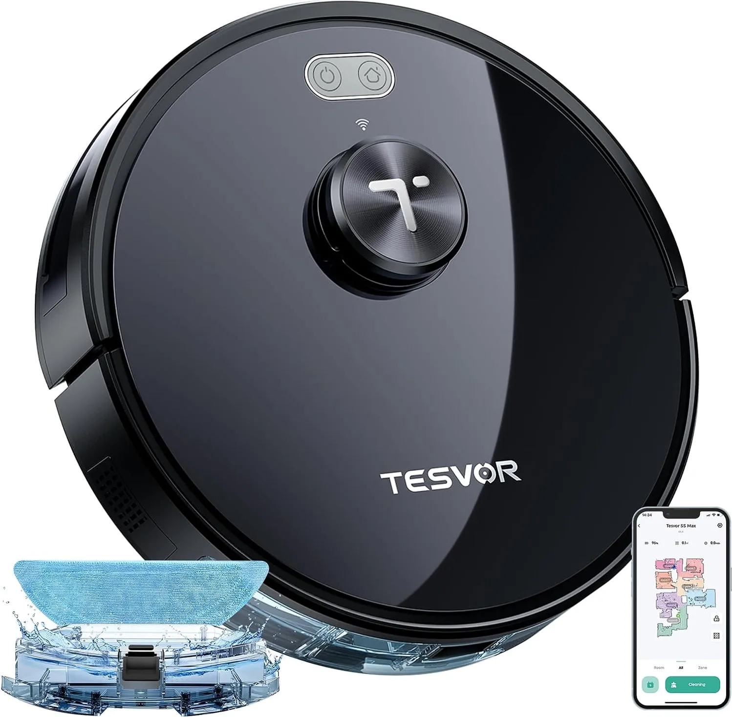 Tesvor S5 Max Robot Vacuum and Mop Combo